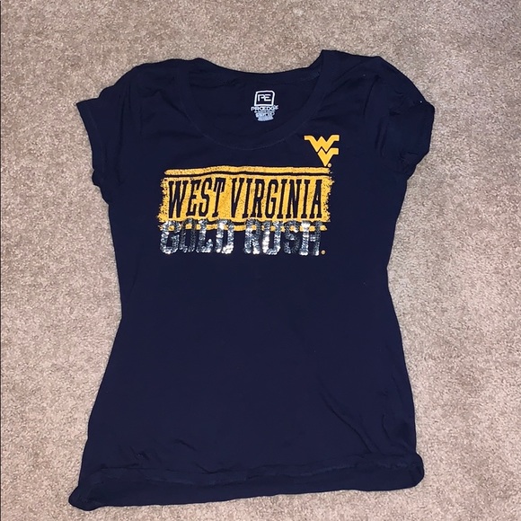 wvu gold rush shirt
